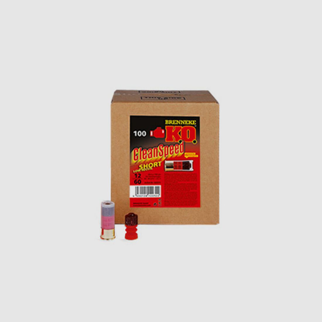Brenecke BRENNEKE K.O.Clean Speed Short 12/60 100 cartridges