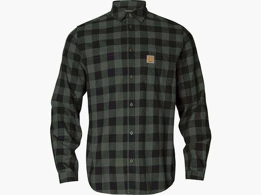 Camisa Escandinava Hrkila Verde Oscuro