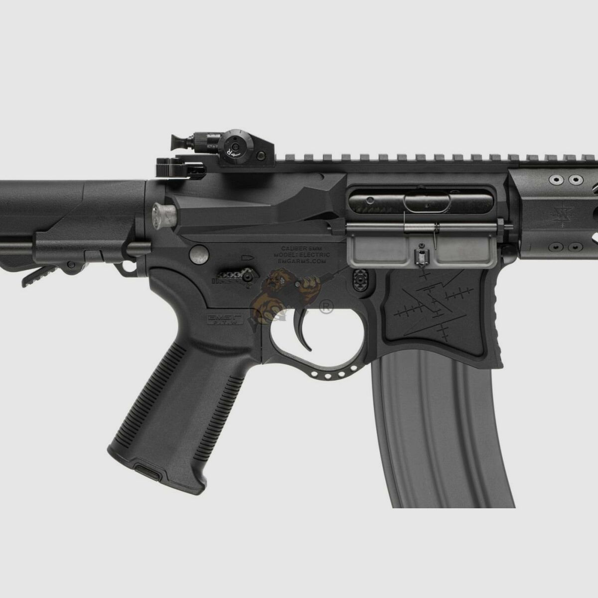 G&G Seekins Precision SBR8 SD 12 Inch ETU Airsoft S-AEG mit F-Zeichen