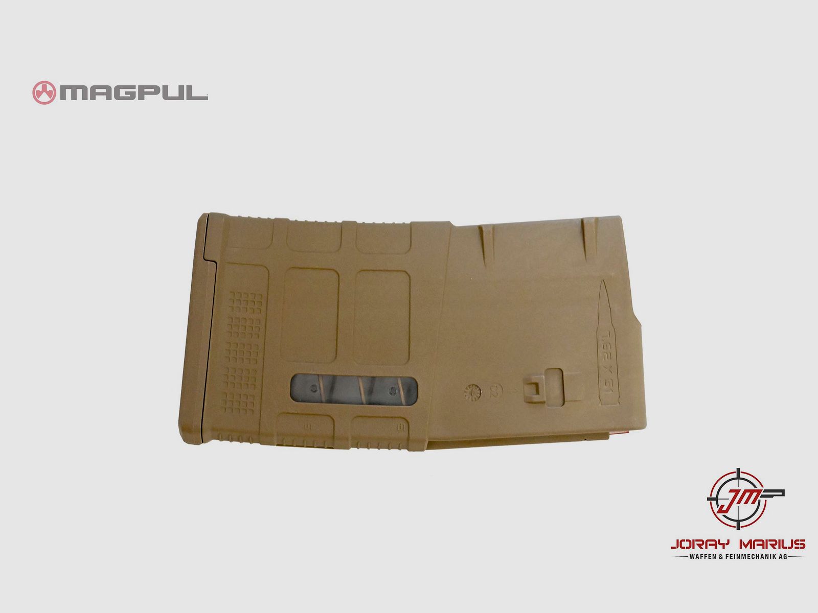 Magpul PMAG 20 LR/SR Gen M3 Window Magazin .308 Win, 20-Schuss Coyote Tan (Polymer)