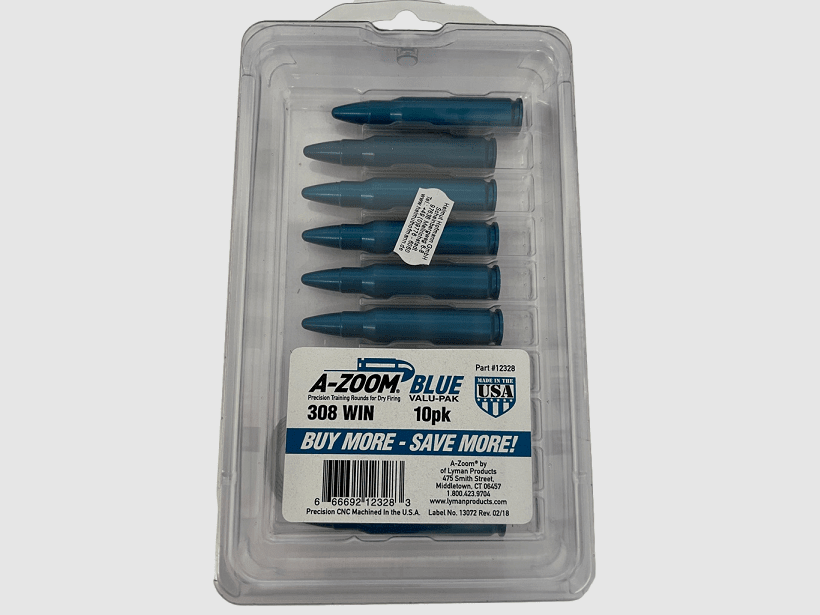 A-Zoom Dummy Rounds .308 Win. - 10 pieces