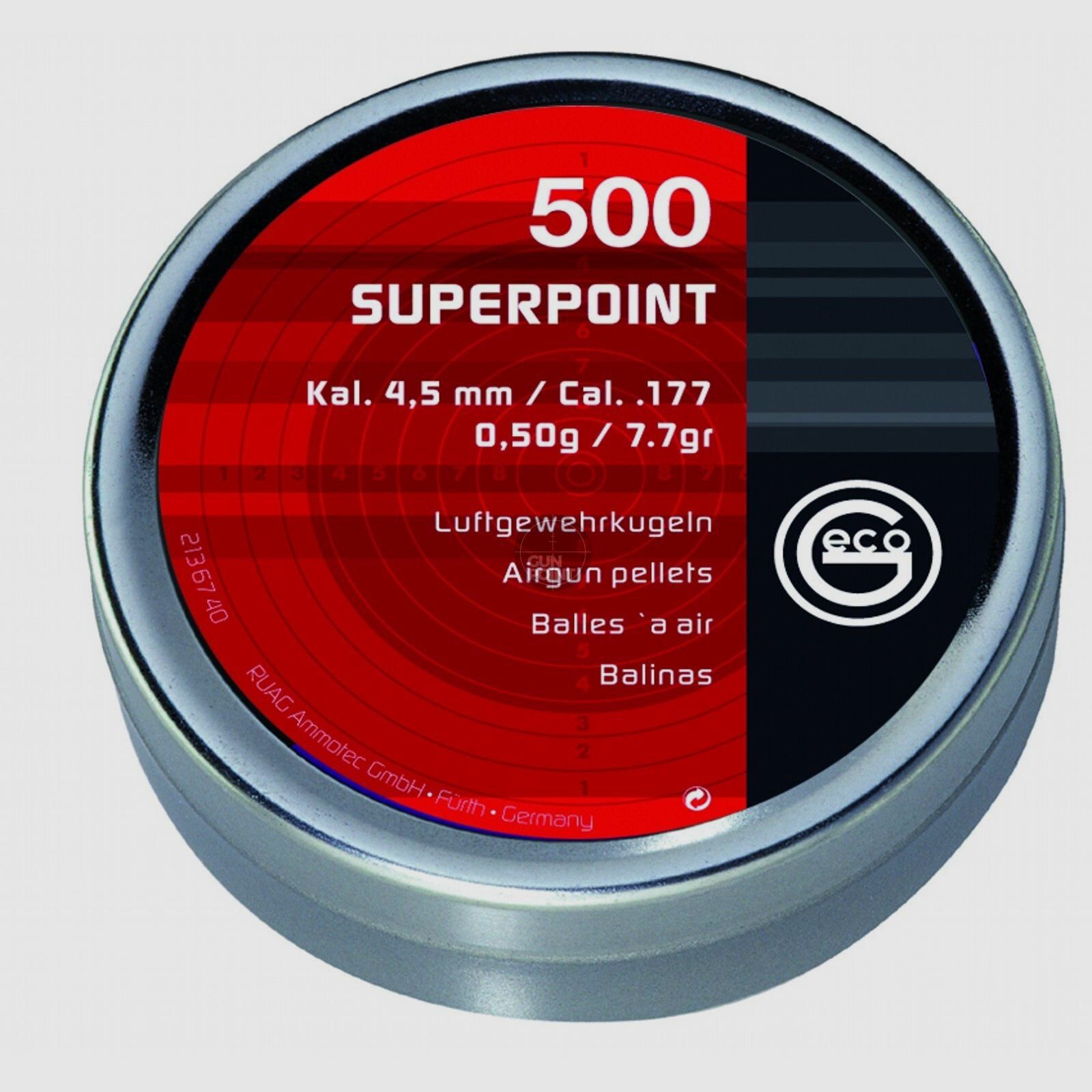 GECO Superpoint - Kal. 4,5 mm - 0,50g - 500 szt.