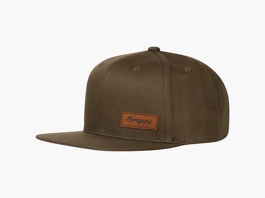 Bergans Nordmarka Snapback Cap Zielona Błoto One Size