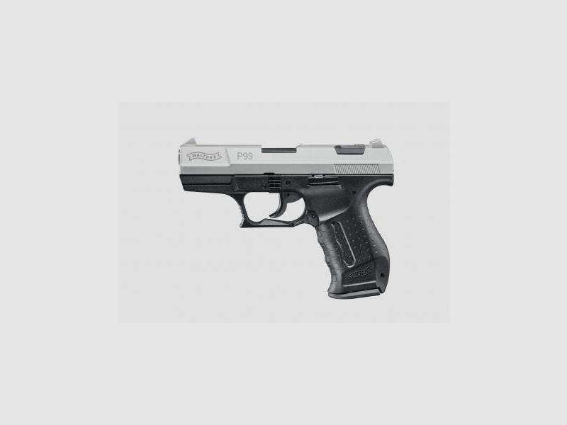 Walther P99 9mm P.A.K. vernickelt bicolor Schreckschuss