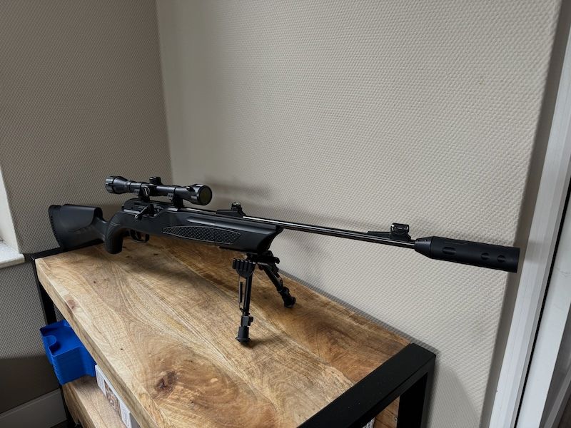 Airmagnum 850 .22 Zielfernrohr Schalldämpfer 4,5mm Co2