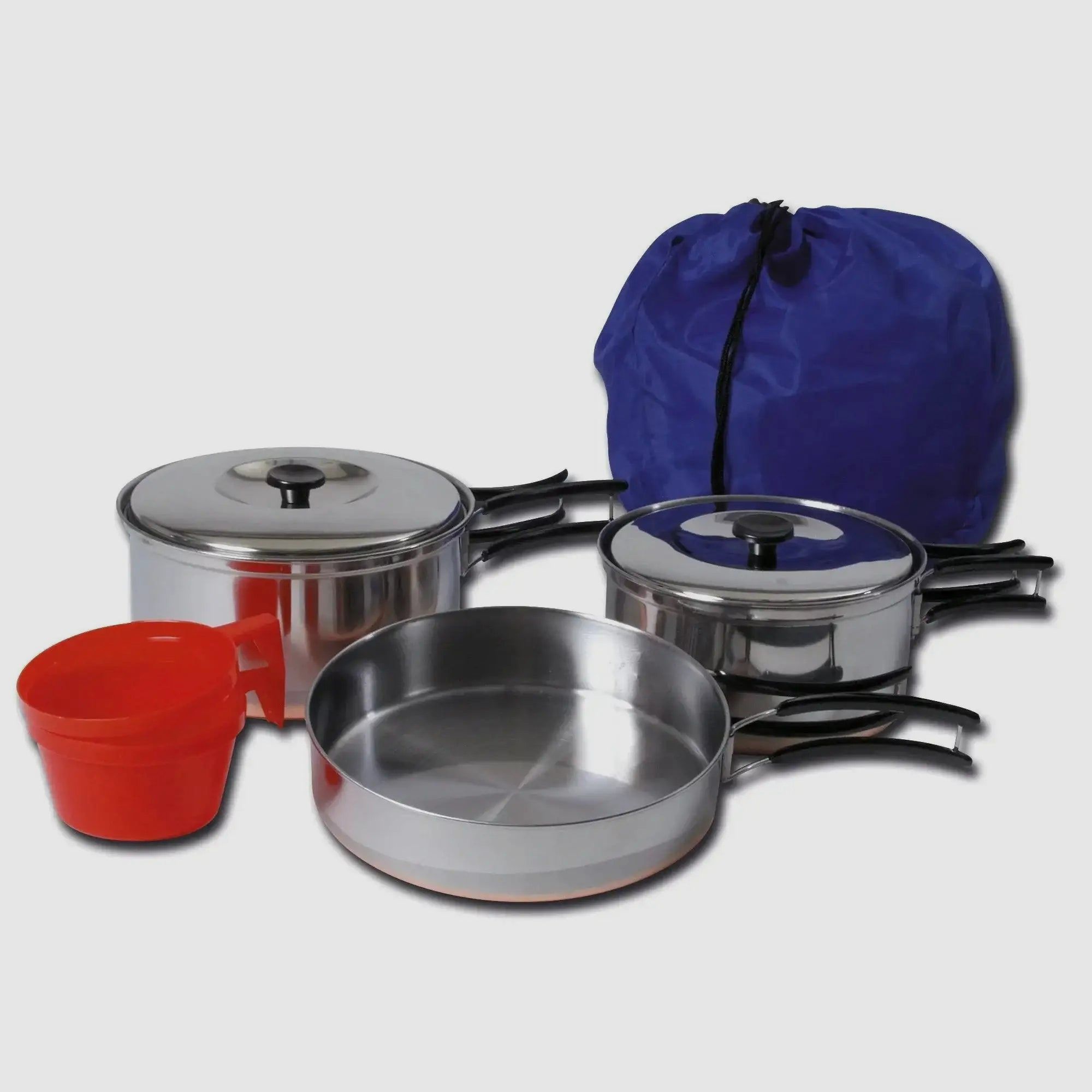Juego de cocina Mil-Tec de acero inoxidable para 2 personas