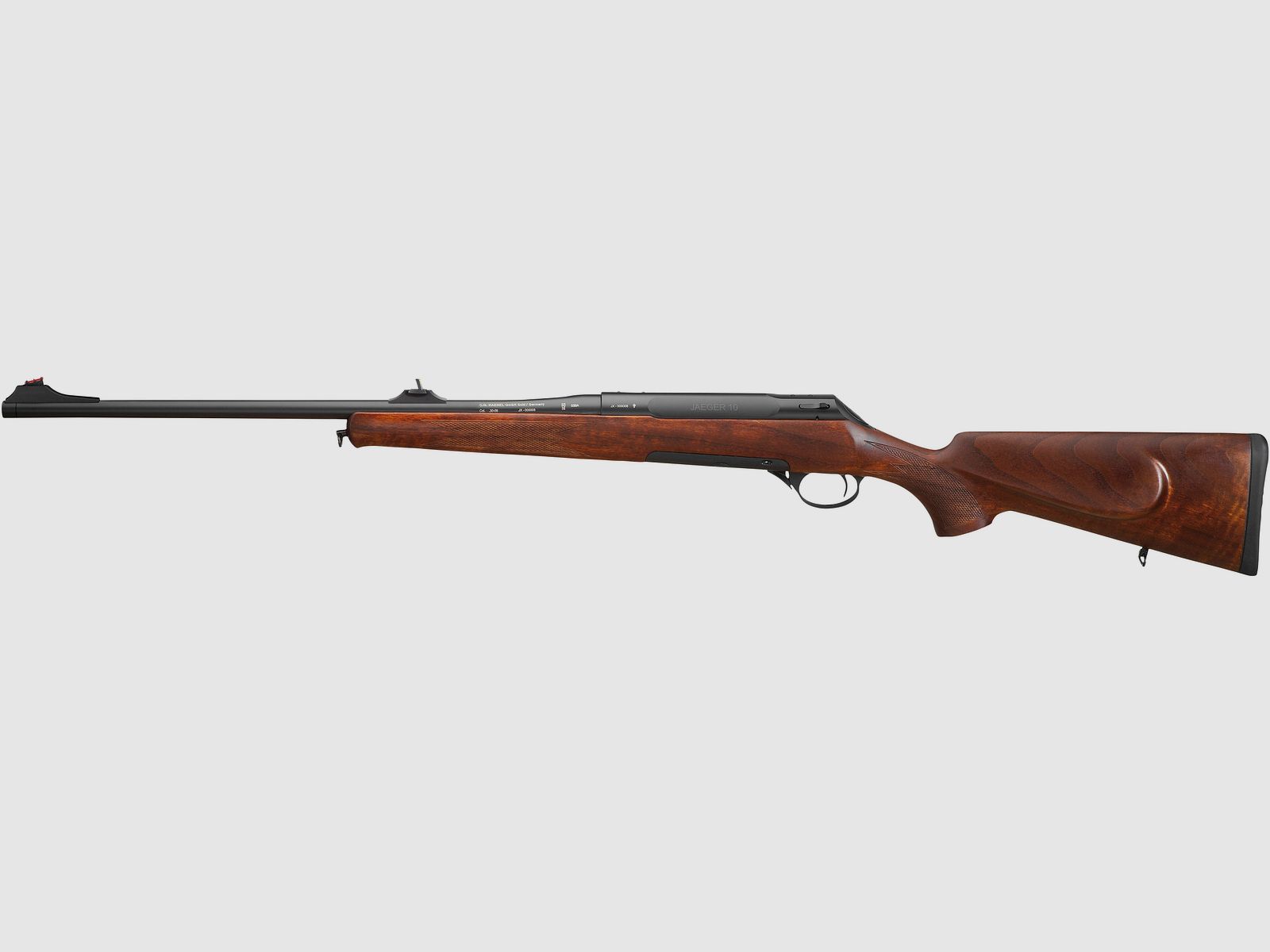 Haenel Jaeger 10 mit abnehmbarer Visierung, mit Mündungsgewinde M15x1, Kal. .243 Win.
