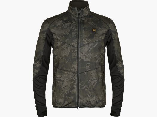 harkila NOCTYX Camo fleece jacka AXIS MSP*Black/Black 2XL
