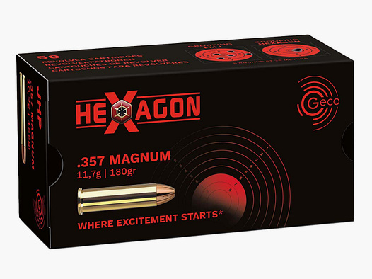 Geco .357Mag Hexagon 11,7g - 180gr