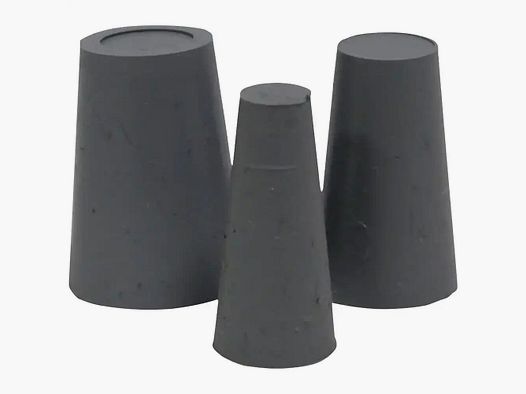 Ballistol tapones de goma - paquete de 3