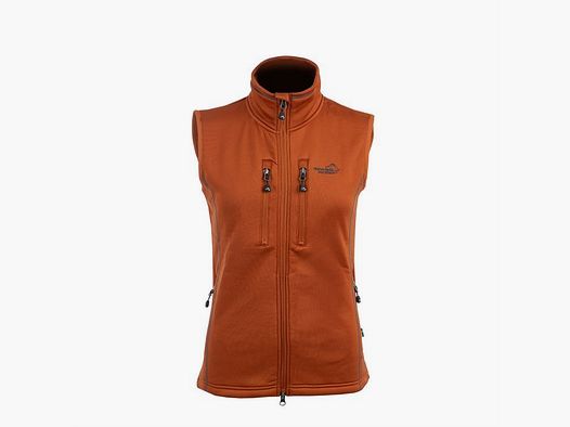 Arrak Outdoor Powerfleece Weste Damen Burnt Orange 3XL