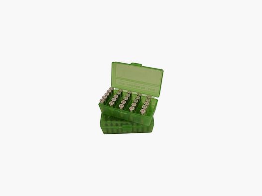 MTM - Pudełko na 50 szt. amunicji - Kal. 9x19 / .38 / 9x18 itd. - P50-9M-16