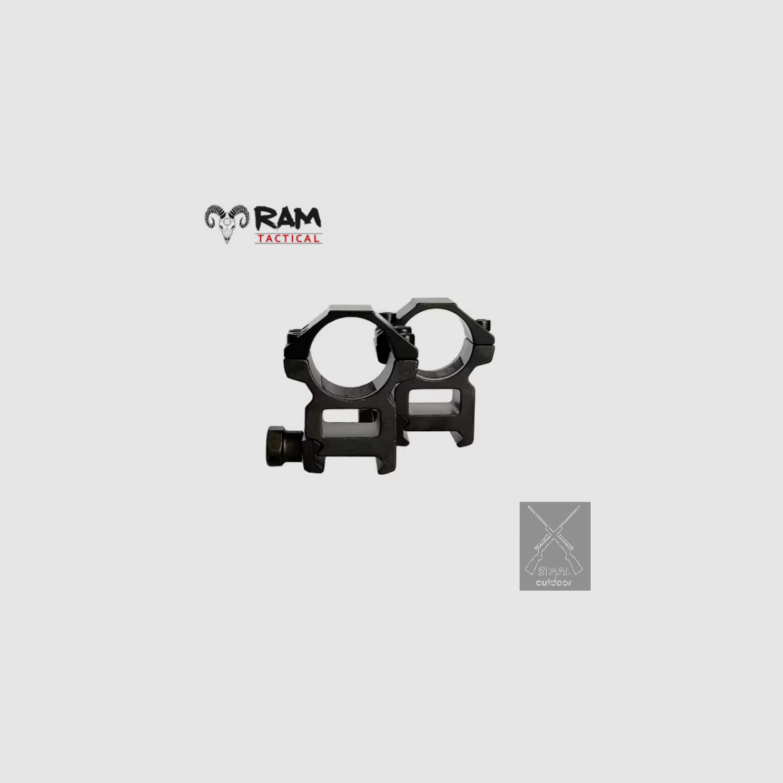 RAM Montage Montageringe | 22 mm | 1" | Hoch