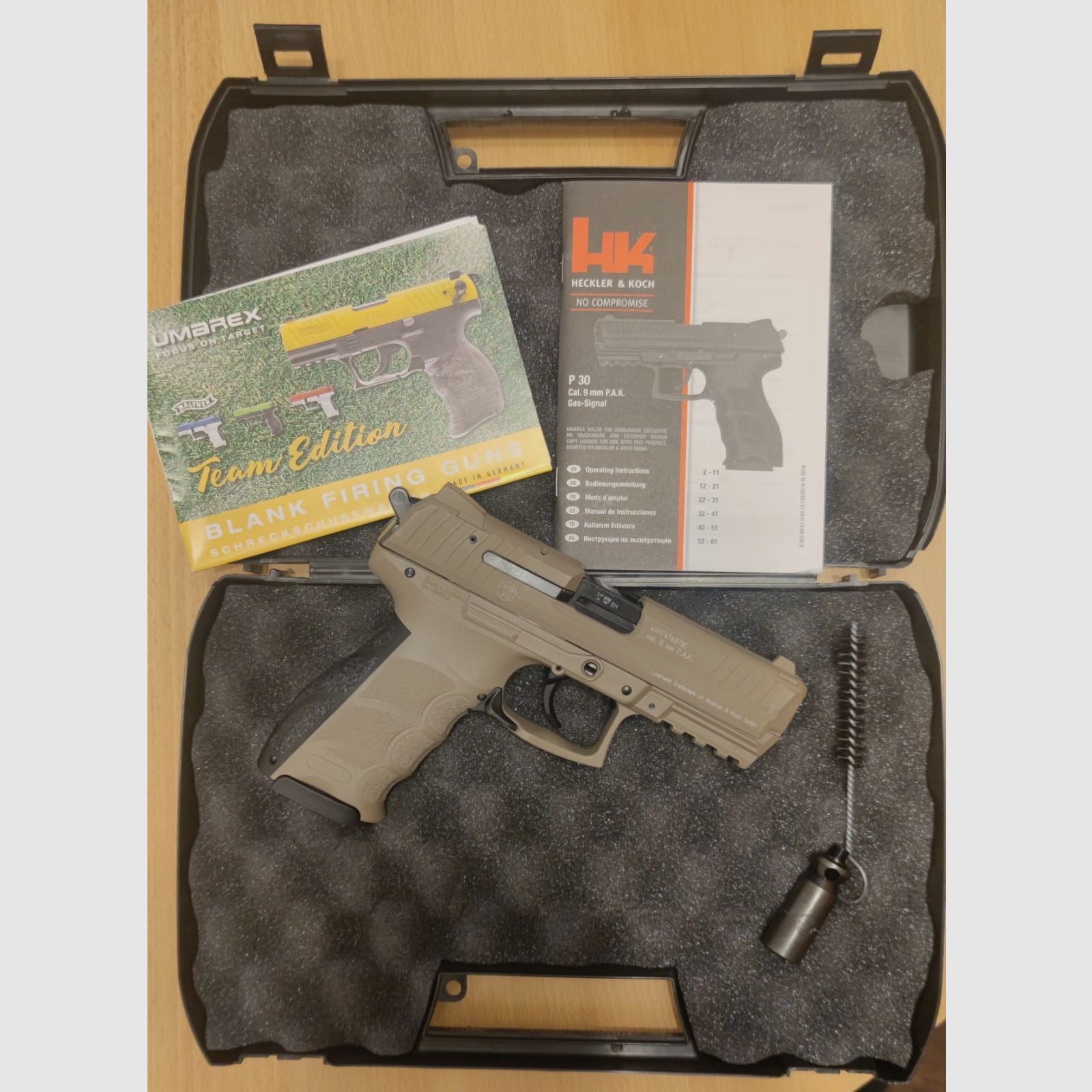 Heckler und Koch P30 FDE 9 mm PAK NUOVO