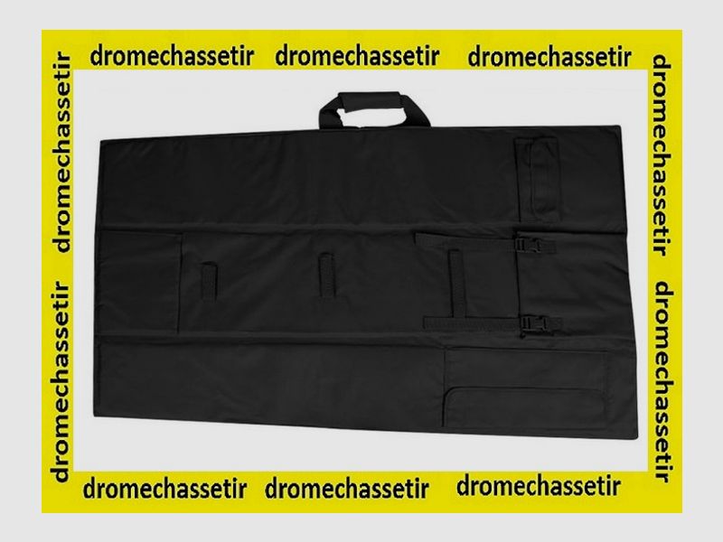 Tappeto da tiro 120 x 64cm nero, immagine 1 di 2