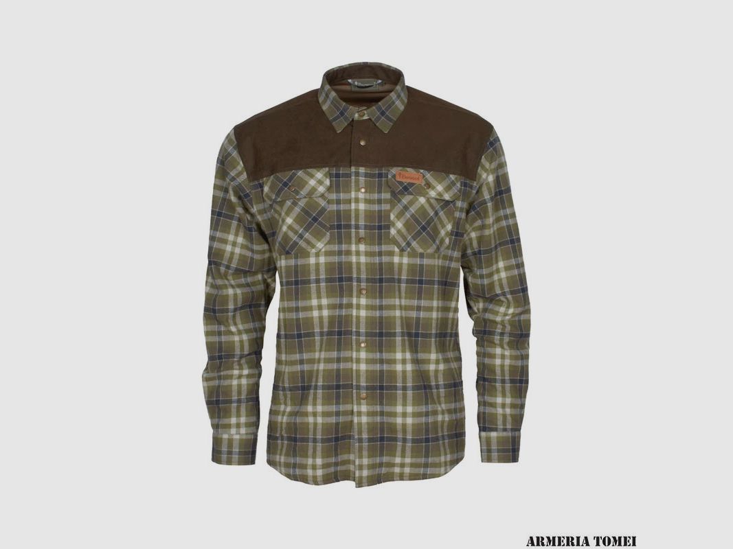 CAMICIA – PINEWOOD – DOUGLAS SHIRT M’S 9436 H.OLIVE/L.KHAKI, Bild 1 von 5