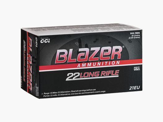 CCI .22 lfb. LRN HV 2.6g/40grs. 500pcs.