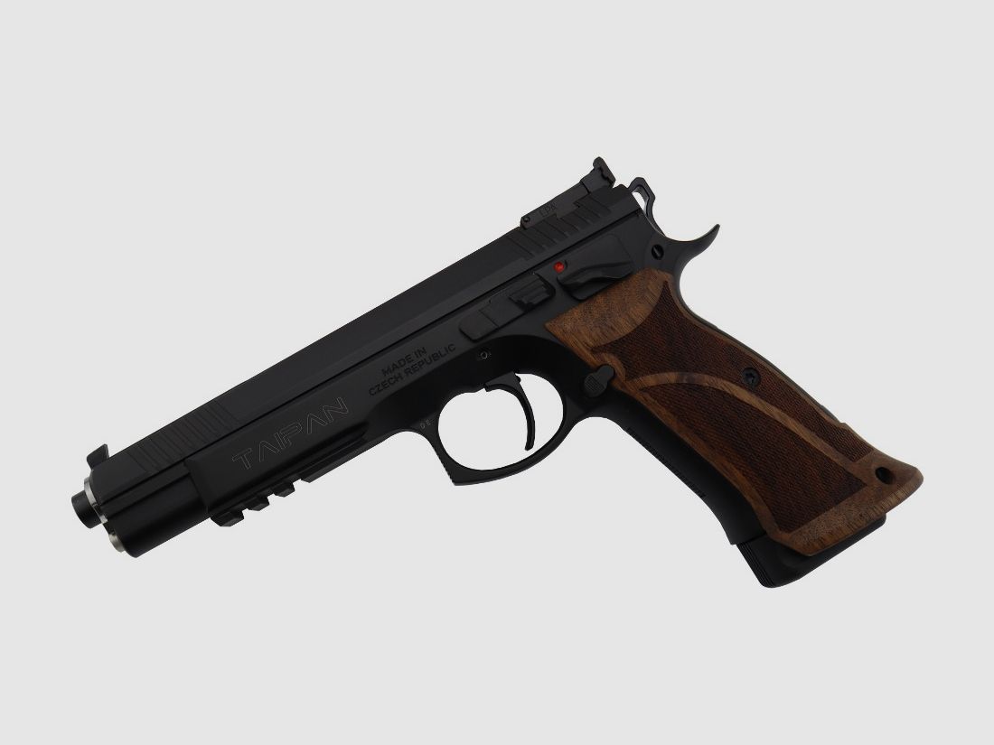  Pro Tuning  CZ 75 Taipan Sport 6 Zoll Sportpistole mit Nussbaum Griff