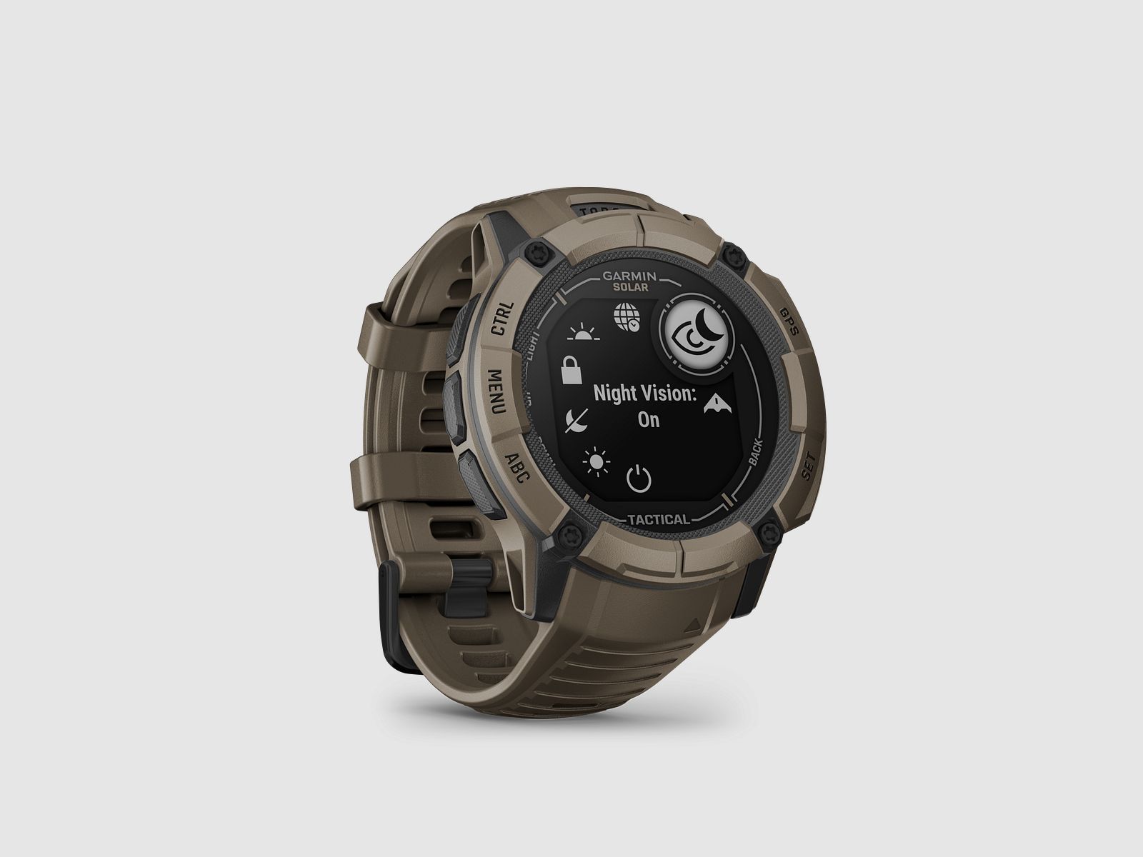 Garmin Instinct® 2X Solar - Tactical Edition, Olivgruen