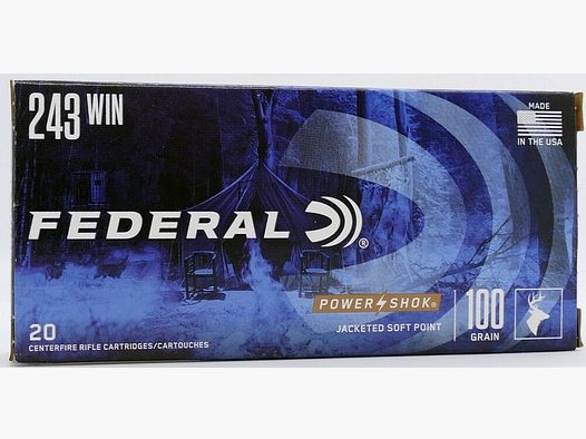Federal .243 Win. Power-Shok