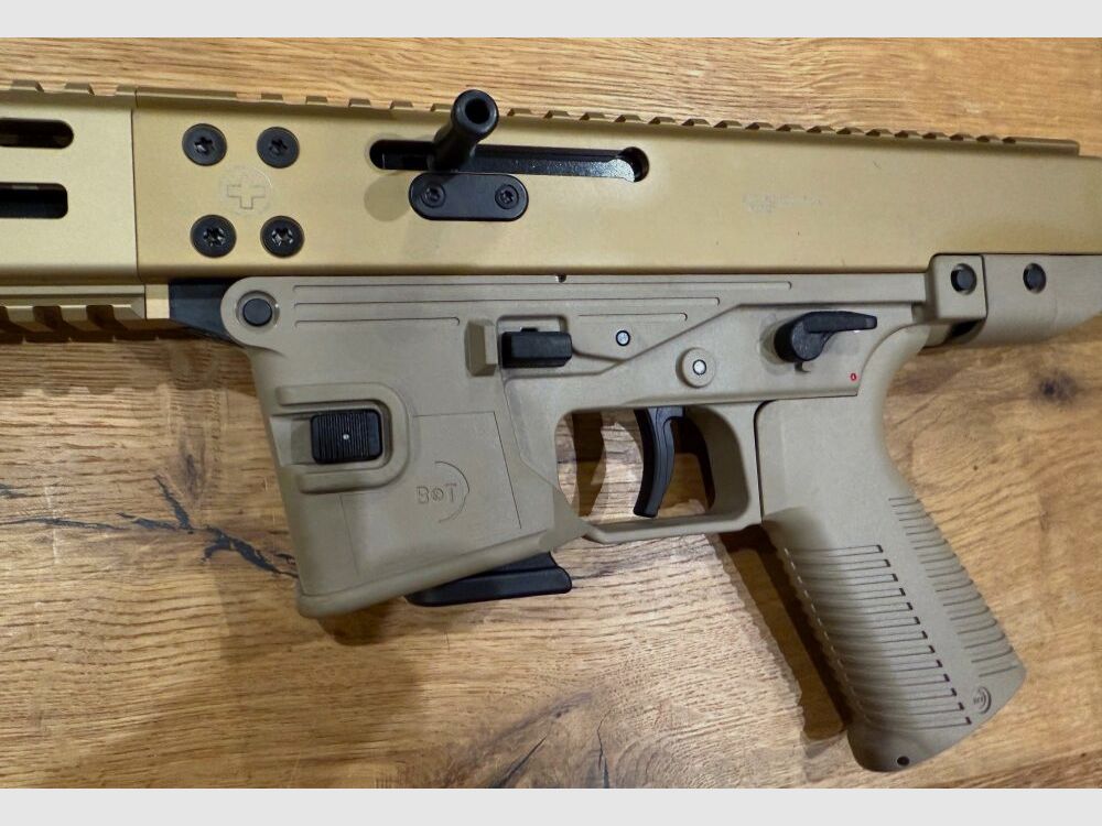 B&T AG (Brügger und Thomet) GHM9 G Coyote TAN mit RBS Schalldämpfer