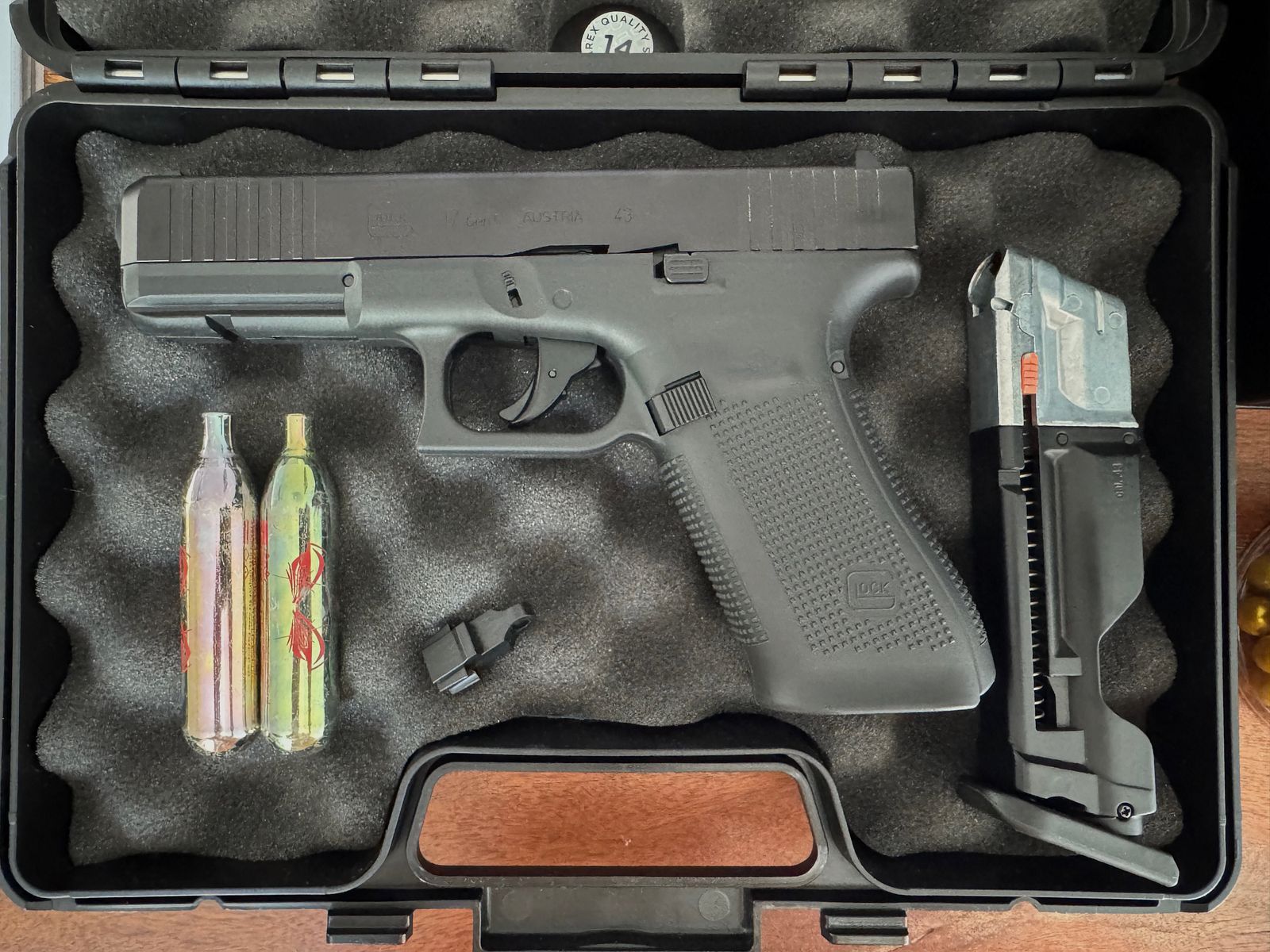 Glock 17 Gen5 T4E Kaliber .43 