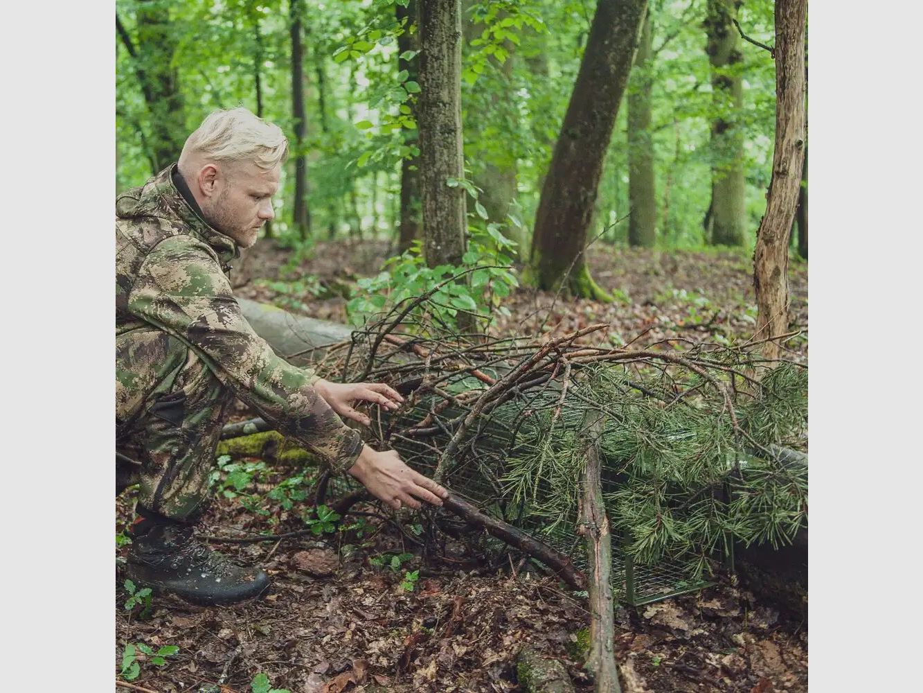 Trampa trampa captura viva - dos puertas abatibles
