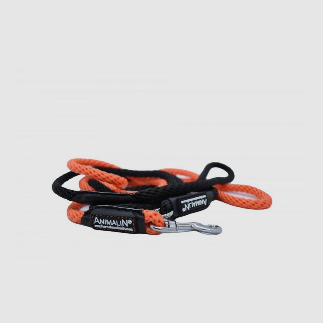 Orangene Leine für Hunde Mendota Pet - 120 cm - Robuster Karabiner - Sicherheit und optimaler Kontrolle, Bild 5 von 5