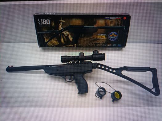 BO Langley Pro Sniper __ OVP__ ZF 4x32EG __ Luftpistole Kal 4,5mm (.177) __ KIPPLAUF  Luftgewehr