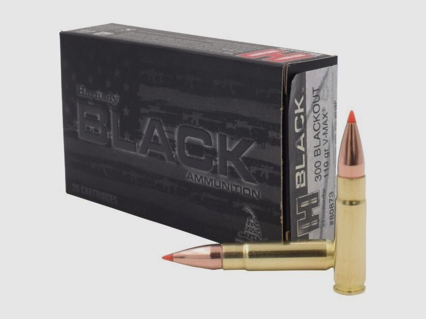 Hornady V-Max Black 7,1g/110grs à20 .300 AAC Blackout