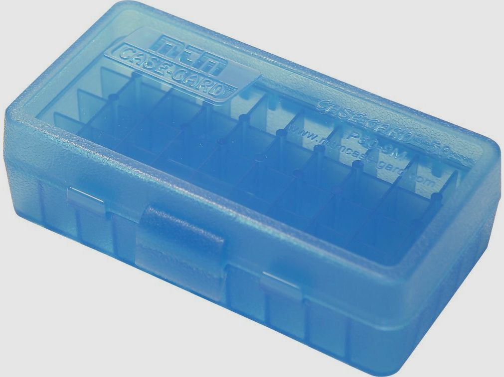 Boîte à munitions P50-9M-24 MTM blue 9mm, image 3 sur 3