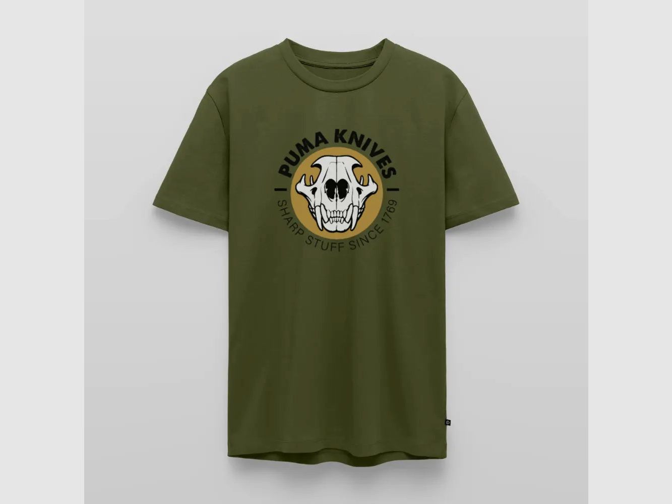 PUMA Men’s Premium T-Shirt "Skull Frontal Sharp Stuff"