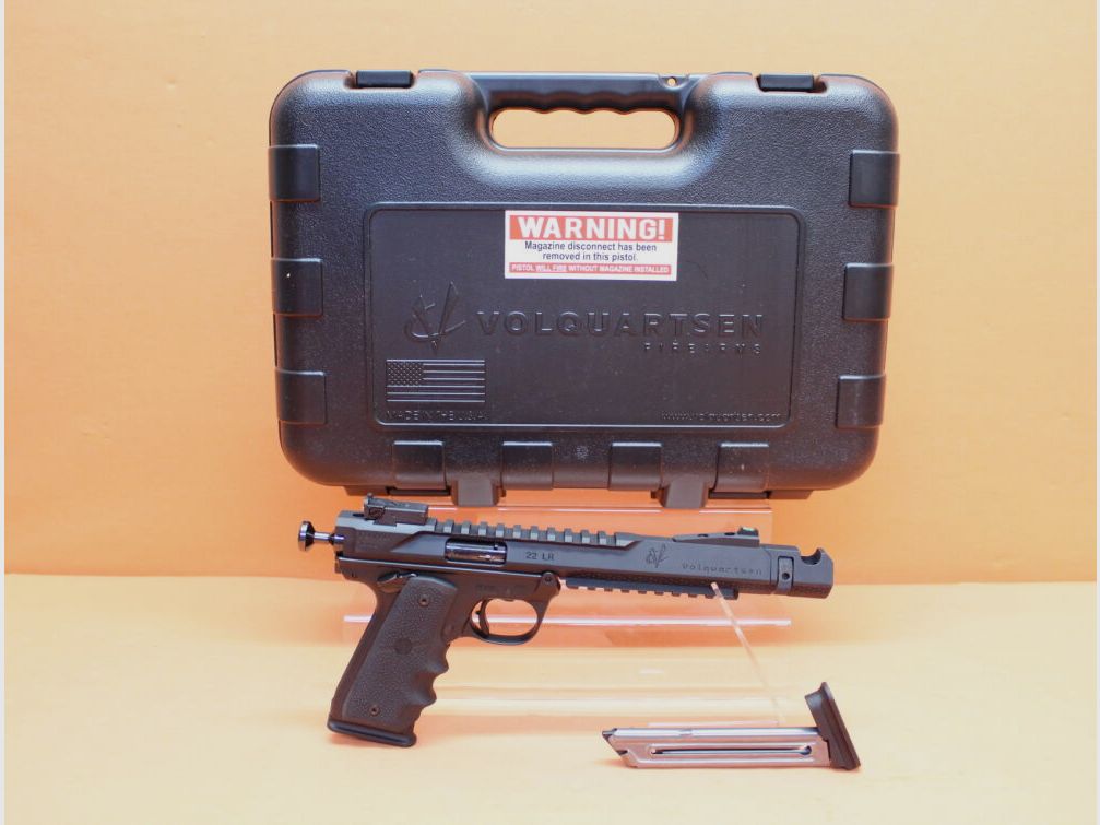 Volquartsen Ha.Pistolet .22lr Volquartsen Mk IV Frame 22/45 Black Mamba 6" lufa/ kompensator/ gwint 1/2-28