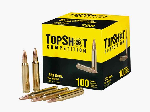 .223 Rem. Vlm BT, 3,6g/55grs.  TOPSHOT Competition