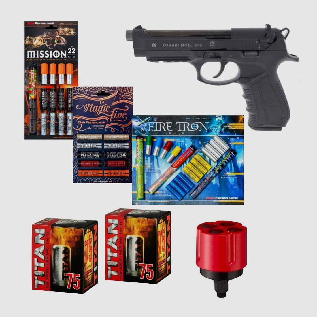 New Year's Set Zoraki 918 Fireworks Set