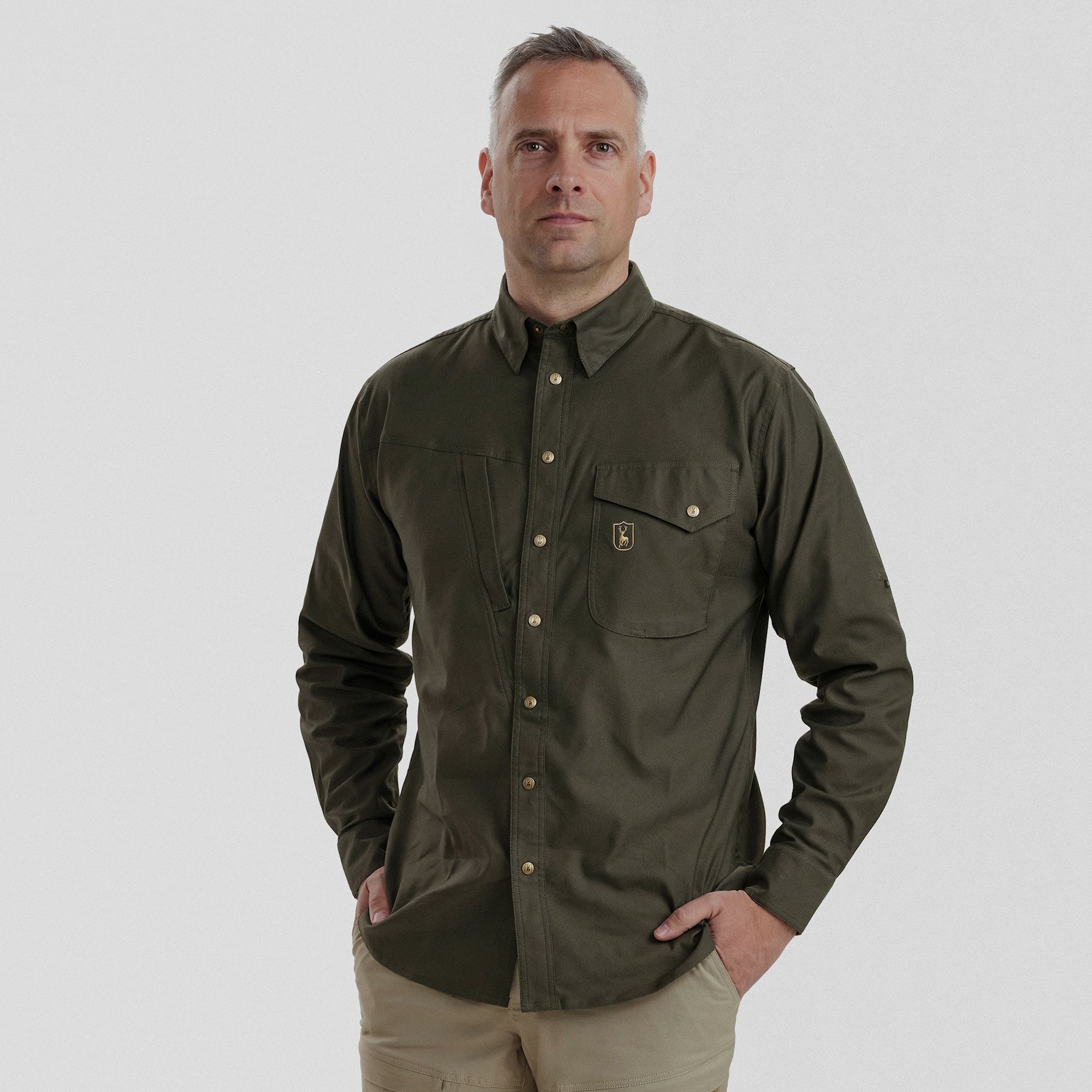 Deerhunter Matobo Shirt Forest Green 43/44