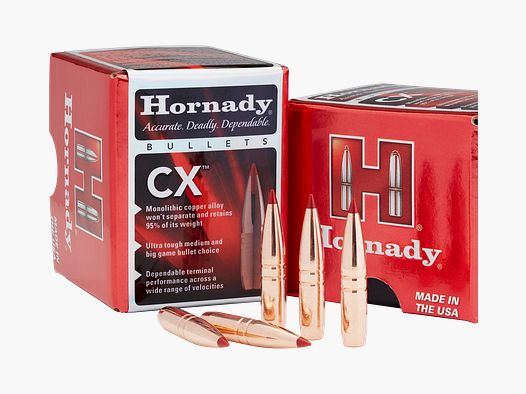 Hornady CX Geschosse Kaliber .30 – 180 grains