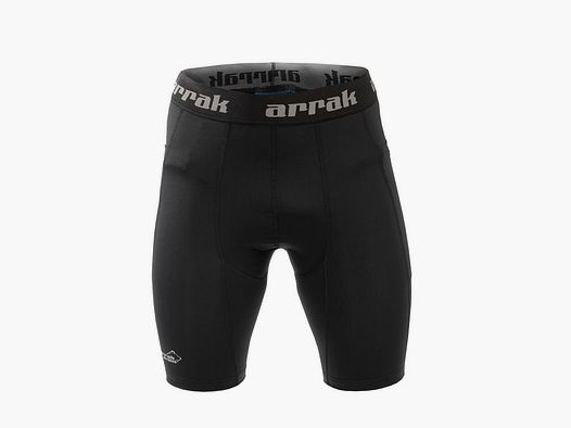 Arrak Outdoor Action Tights Shorts Herren Schwarz - L