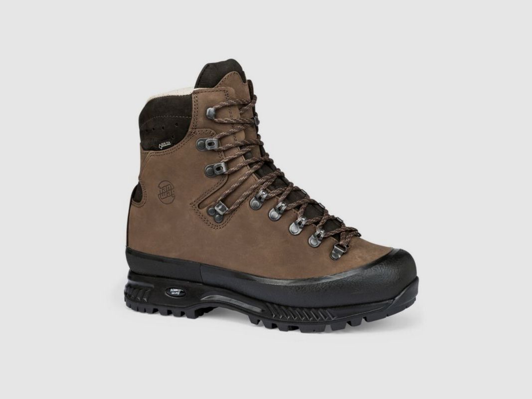 Han Wag Herren Stiefel Alaska Wide GTX Erde/brown 10 UK - 44,5 EU