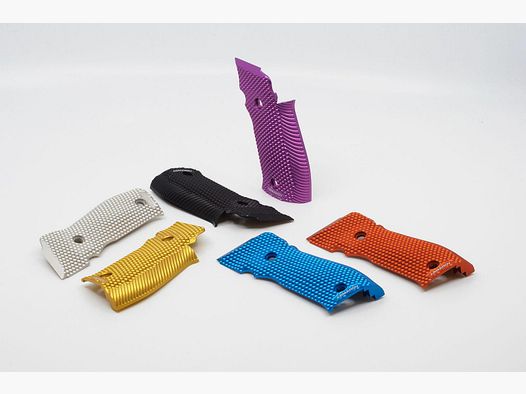 Okładziny Aluminiowe Armanov SpidErgo II do Sig Sauer P226 X-Five , X-Six - czerwona