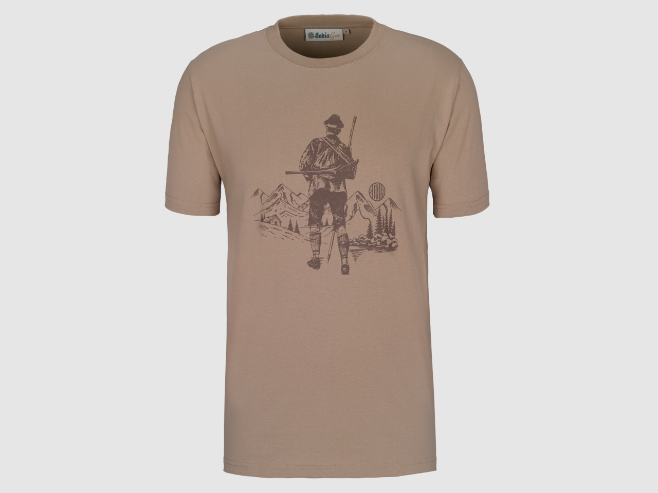 SODIA T-Shirt Hunter with Mountain, image 1 of 2