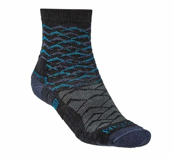 Bridgedale - Skarpety turystyczne - Hike Lt Merino E 3/4 - dk grey/blue