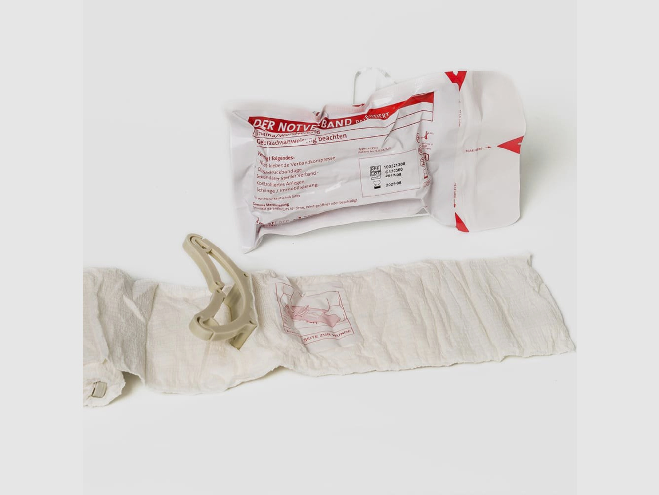 Emergency Bandage Zivil Weiß 4,5m x 10cm