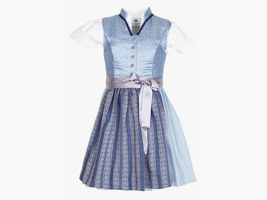 Kinder-Dirndl in Blau