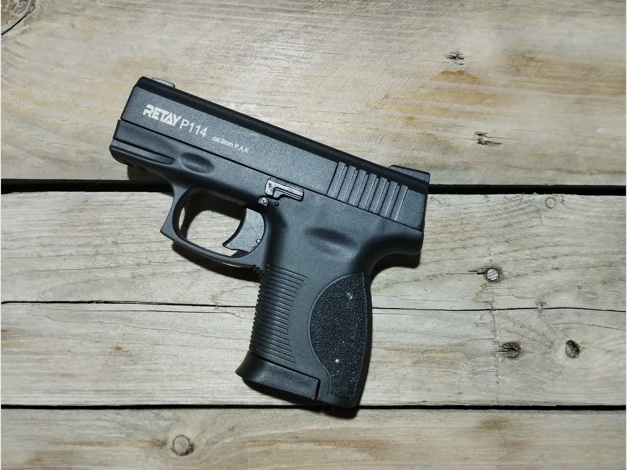 Retay P114 pistola de fogueo 9mm P.A.K. Nueva - Envío a toda la UE