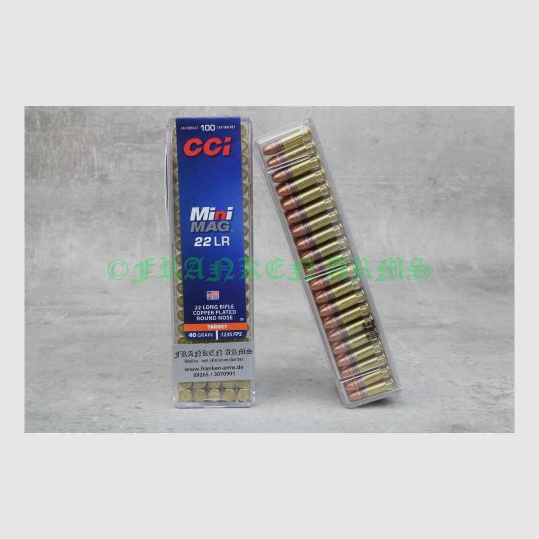 CCI Mini Mag CPRN .22 l.r. 40gr. 2,6g 100 pezzi prezzi all'ingrosso