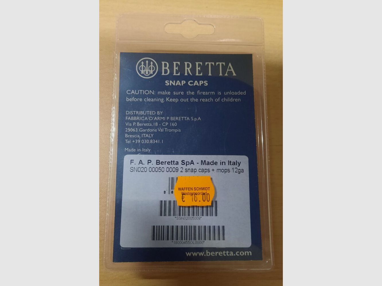 Beretta Beretta Snap Caps Schlagbolzenschutz