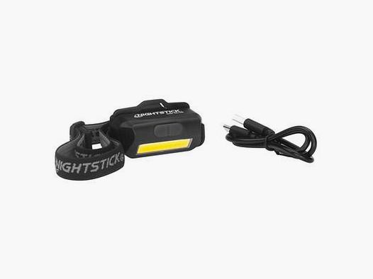 USB-4510B Multi-Flood USB-Stirnlampe (Schwarz) Nightstick