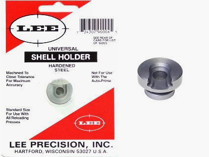 LEE Universal Press Shell Holders | Hülsenhalter > 25 Größen für fast alle Kaliber #1,2,3,4,5. .. 25