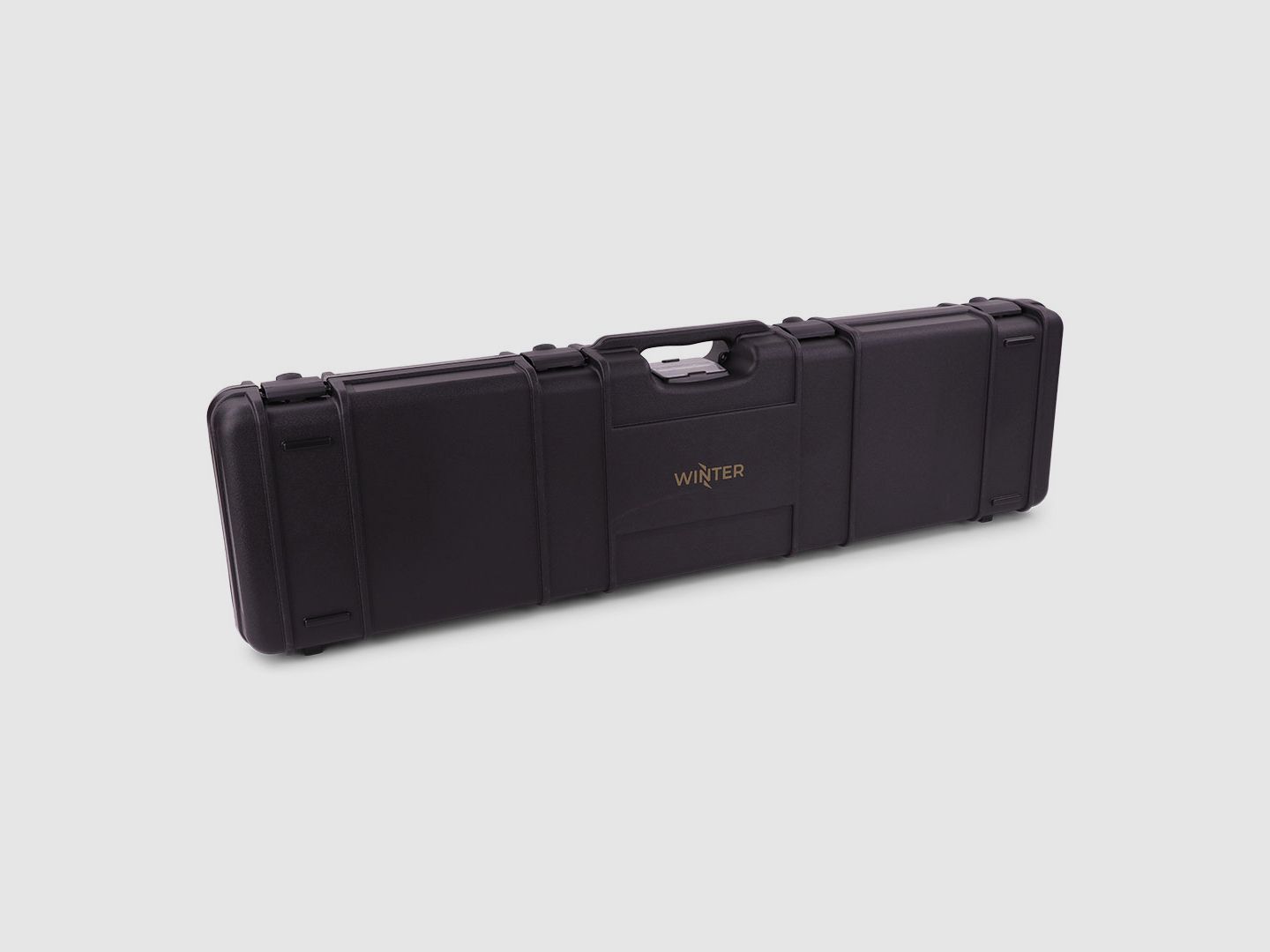 Custodia per fucile invernale W11 117 cm per 1 fucile lungo - plastica PP, 4 serrature push-pull, protuberanze (Notte)